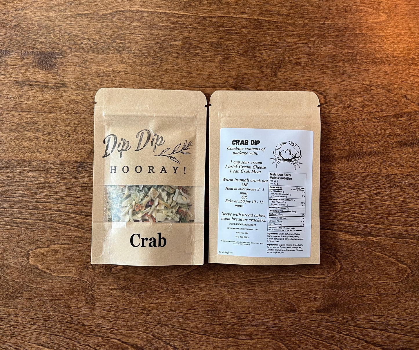 Crab Warm Dip Mix