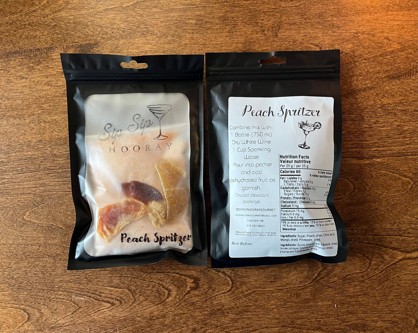 Peach Spritzer Cocktail Mix