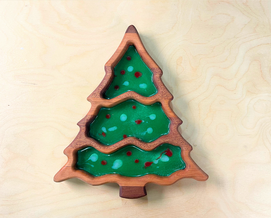 Tree Tray with Epoxy