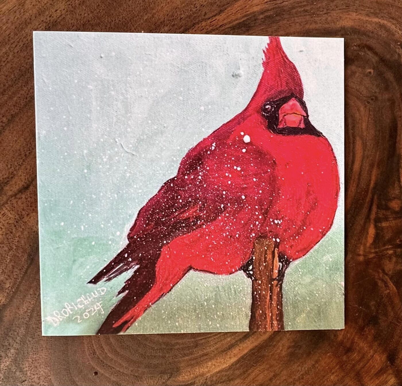 The Visitor Greeting Card