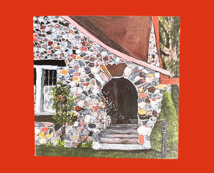 Window to the Past Greeting Card
