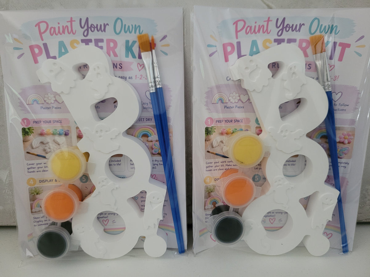 Paint Your Own Plaster Kit - Boo With Ghosts