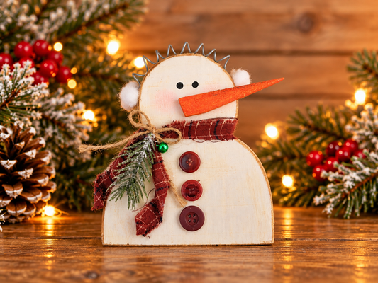 Small Snowman Shelf Sitter