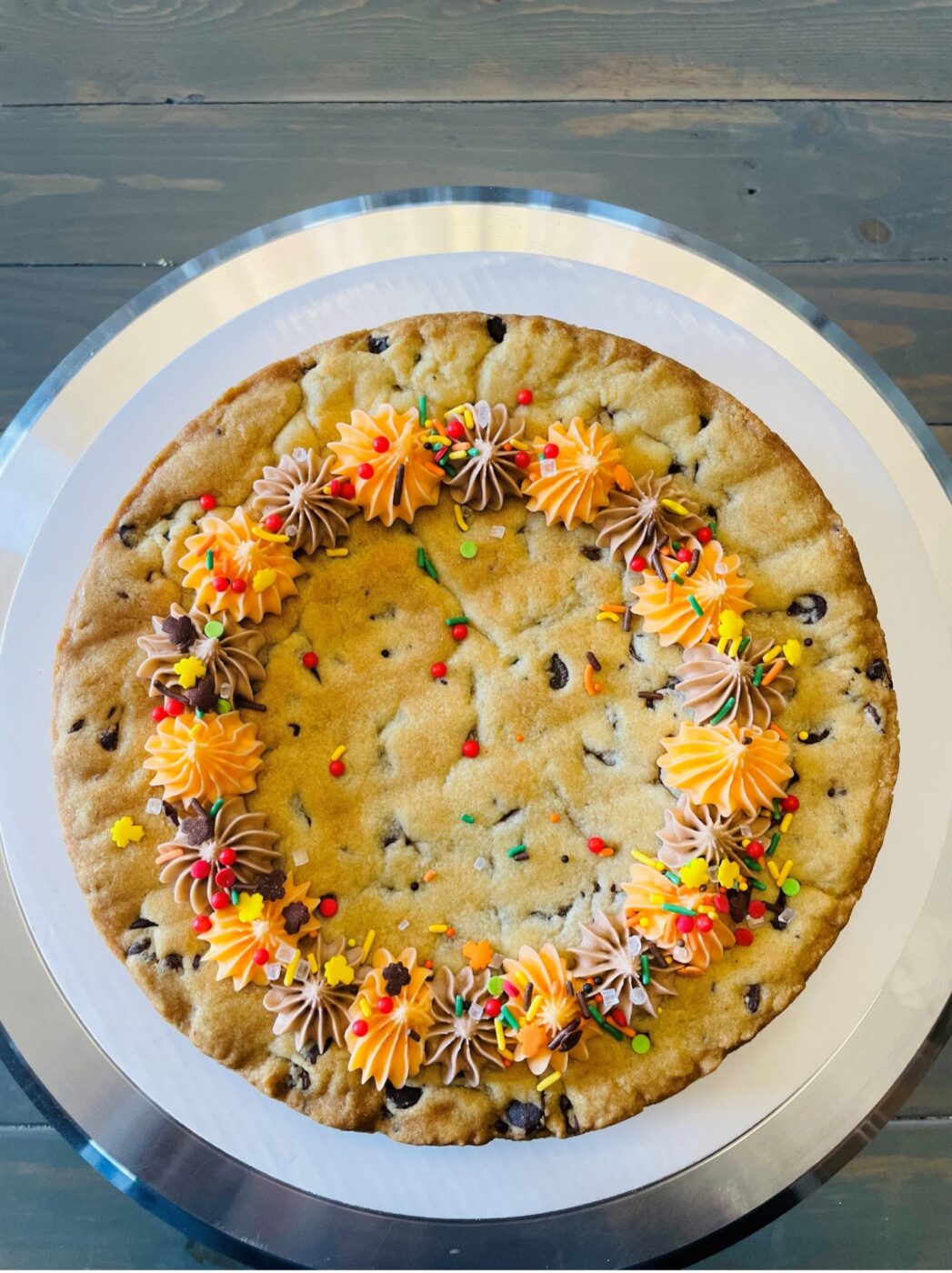 Chocolate Chip Cookie Cake