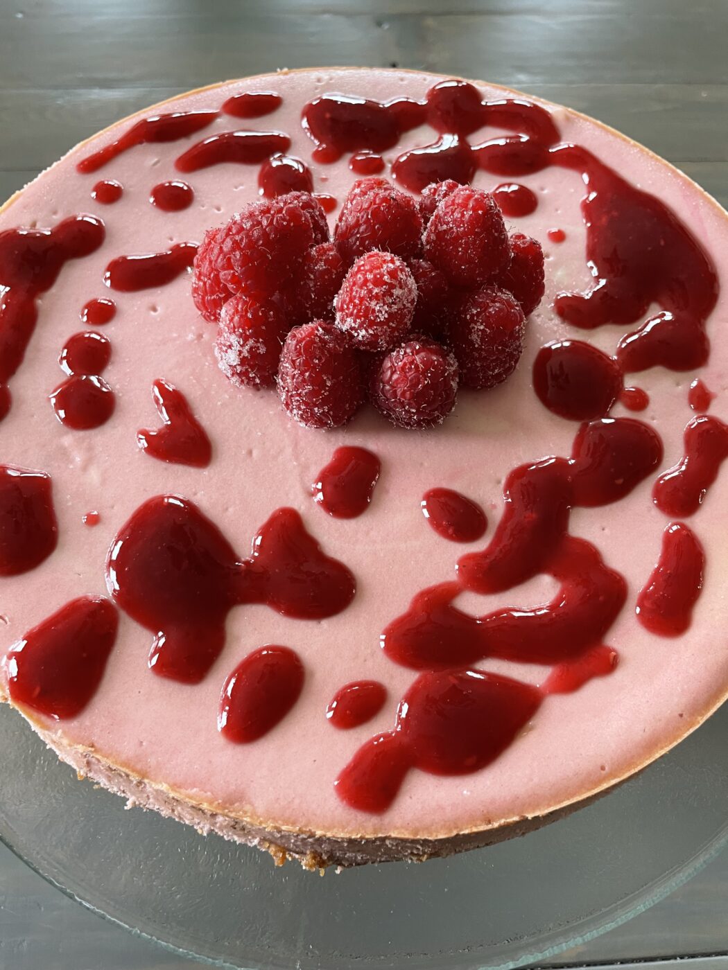 Pink Velvet Raspberry Cheesecake