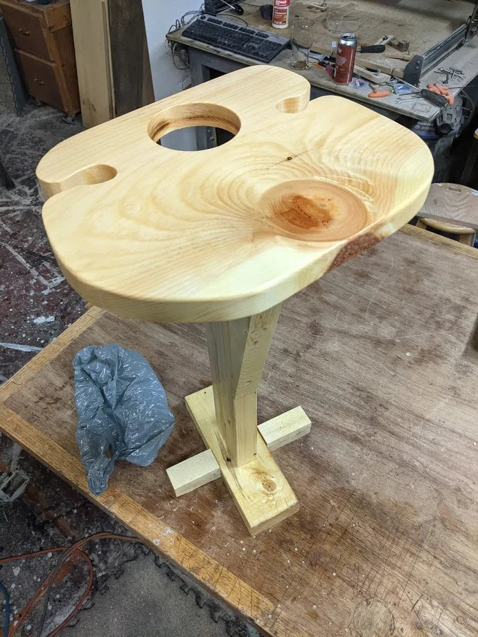 Personal Garden Spike Wine Table