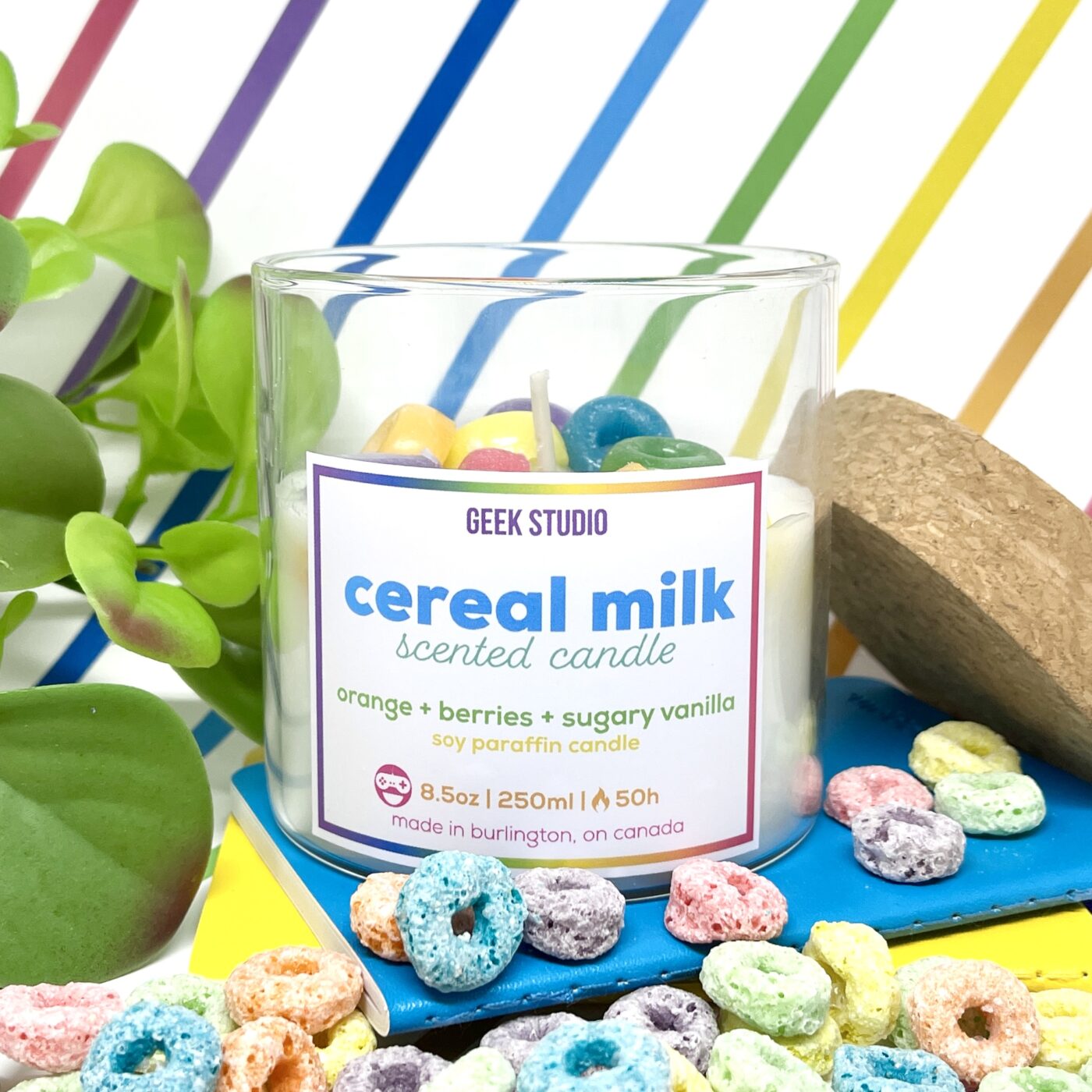 Cereal Milk Candle (Fruit Loops Cereal)
