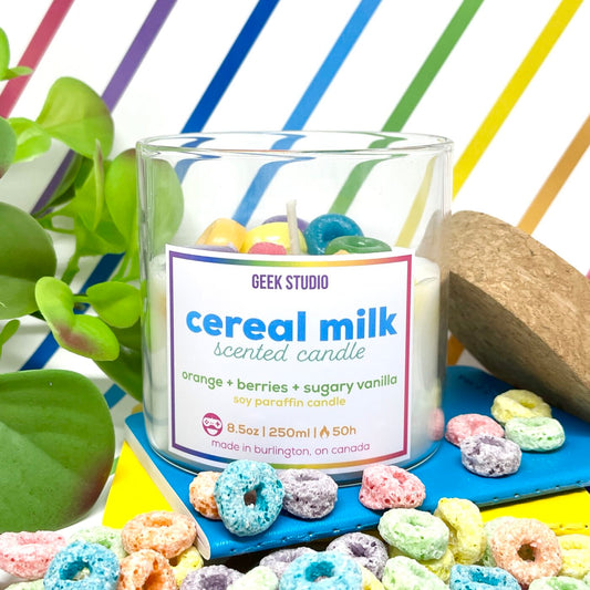 Cereal Milk Candle (Fruit Loops Cereal)