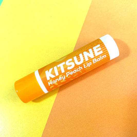 Kitsune Honey Peach Lip Balm