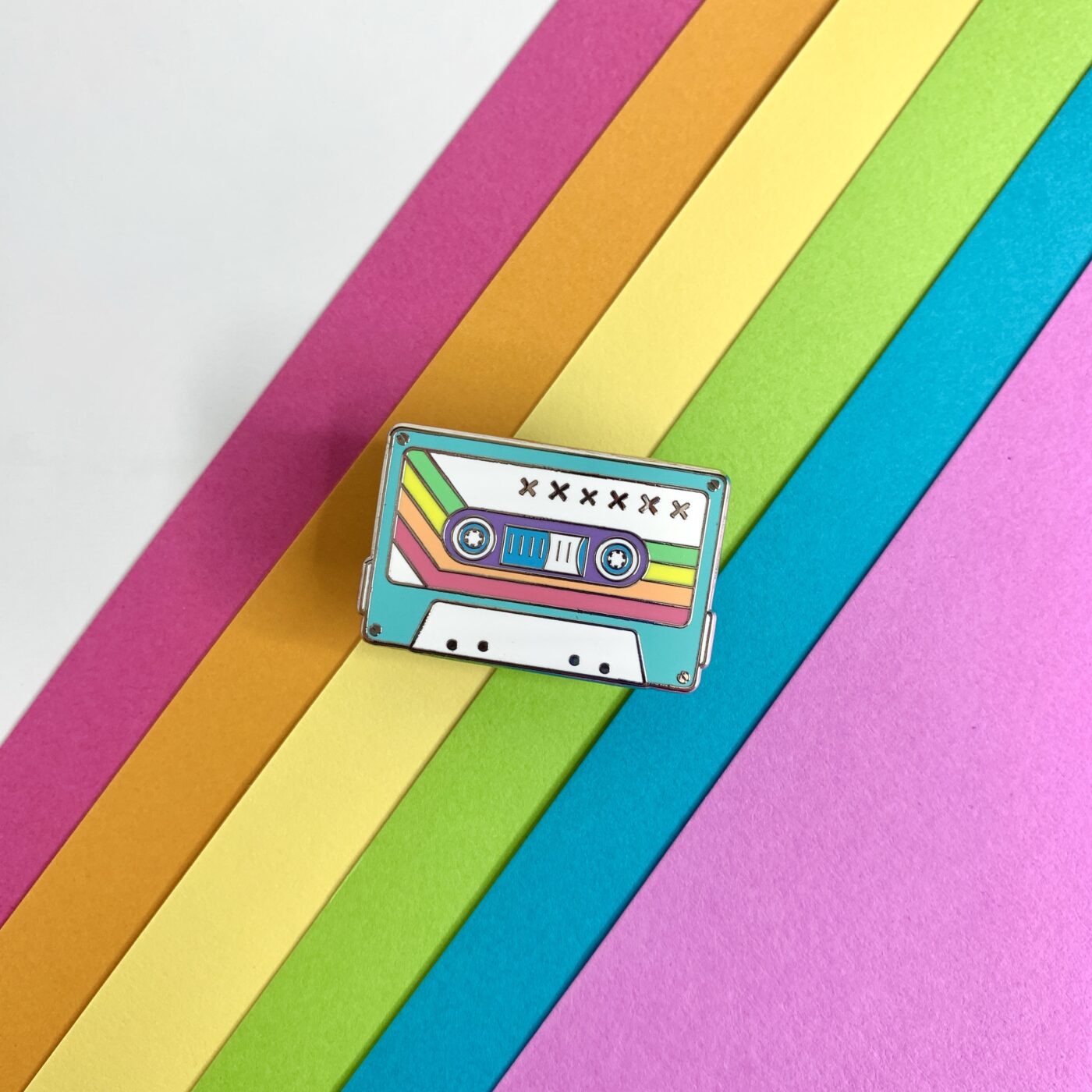 Mix Tape Enamel Pin