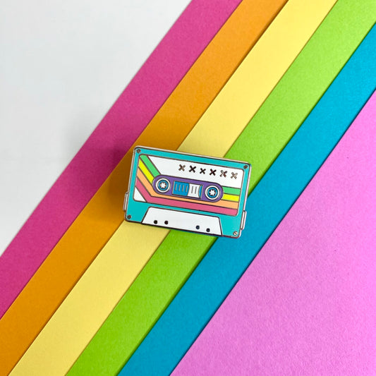 Mix Tape Enamel Pin
