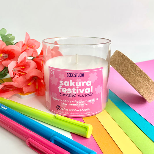 Sakura Festival Candle (Cherry Blossom)
