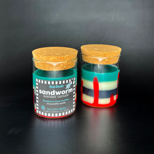 Sandworm Candle (Blueberry Lime Muffins)