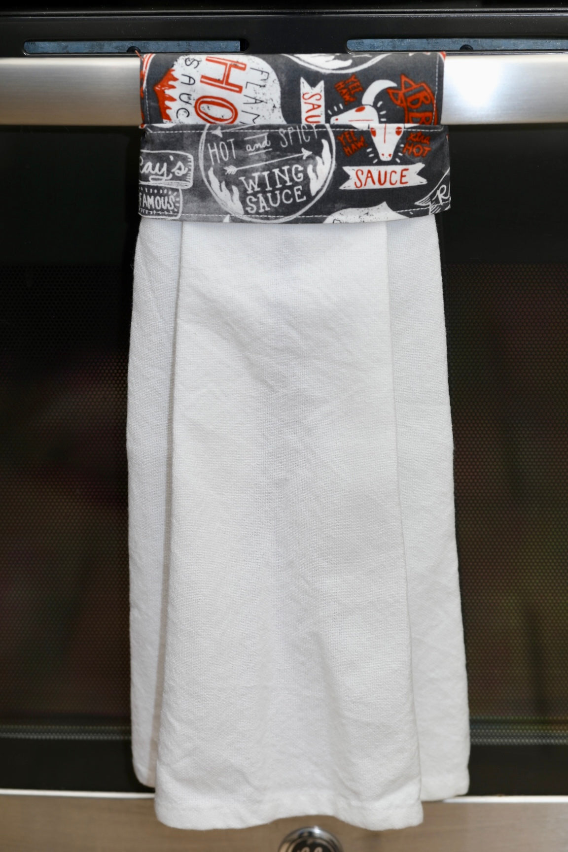 Modern Hanging Tea Towel (Wings Themed)
