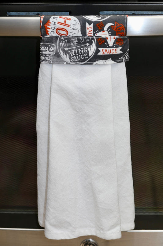 Modern Hanging Tea Towel (Wings Themed)
