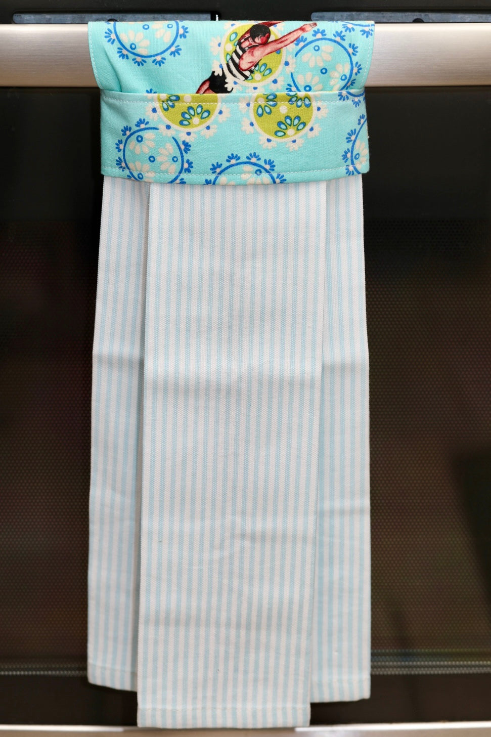 Modern Hanging Tea Towel (Swimmer Themed)