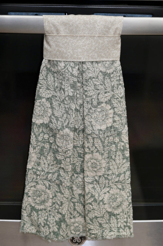 Modern Hanging Tea Towel (Floral Themed)