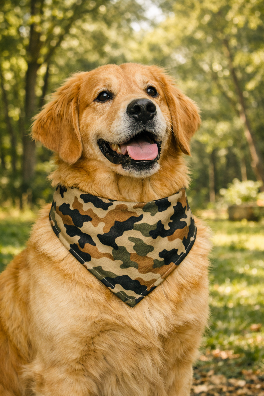 Camouflage Dog Bandana