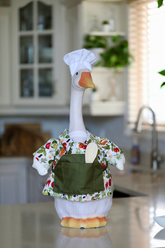 Porch Goose Chef Costume