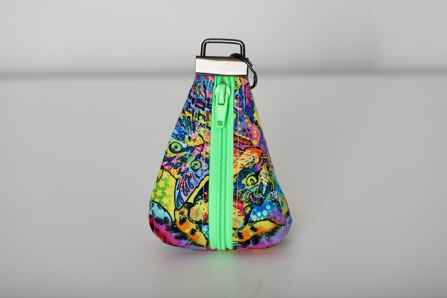 Vibrant Cat-Themed Neon Bag Set (4 pc set)