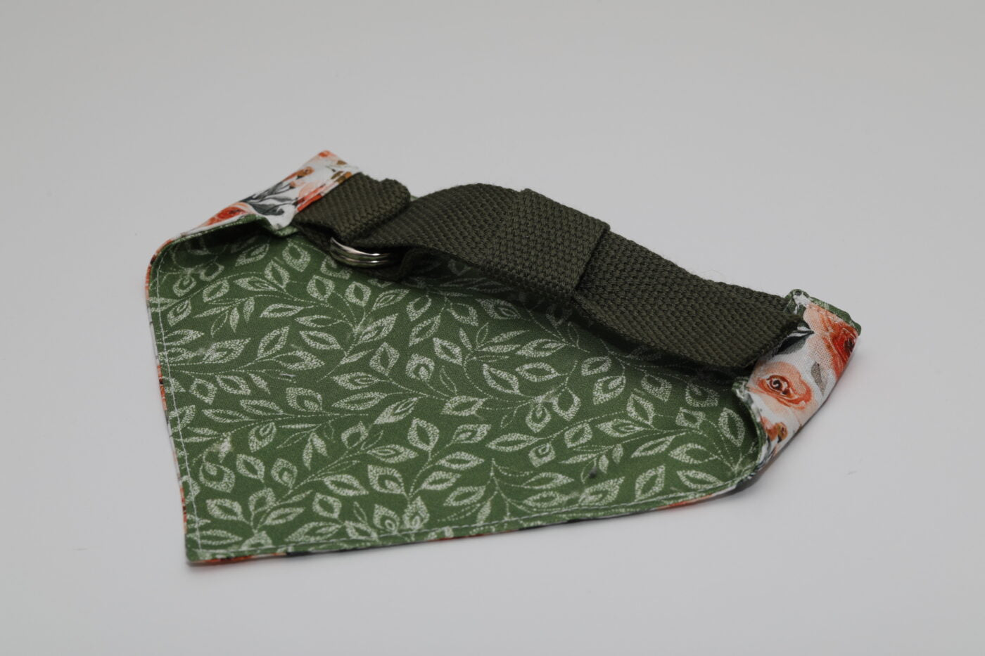 Peach Floral Dog Bandana