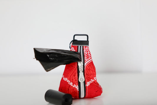 Poop Bag Holder – Keychain (Red Wings Design)