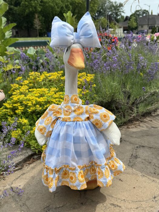 Porch Goose Sunny Sunflower 1 Costume (with removable wings)
