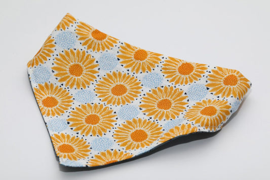 Yellow Floral Dog Bandana