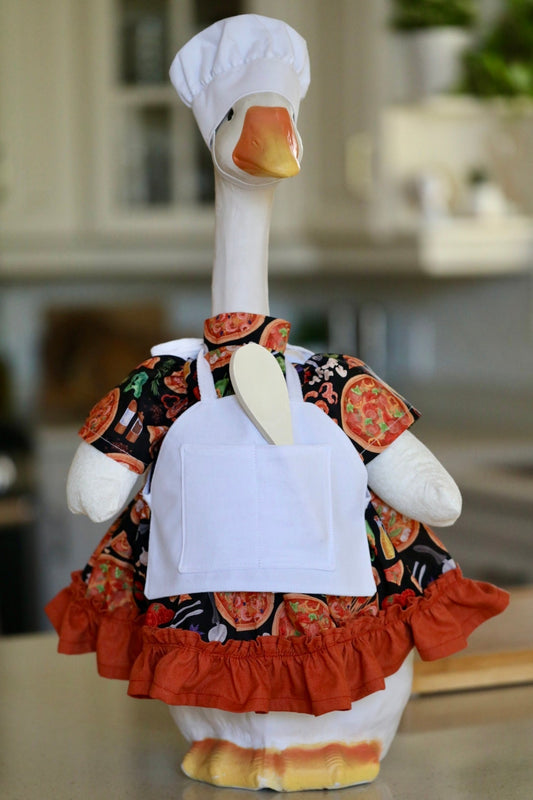 Pizza Chef Porch Goose Costume  (Dress Style Outfit)
