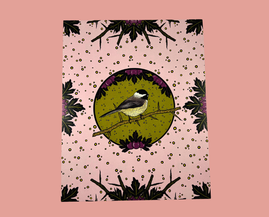 Chickadee – Unframed Print (8×10)