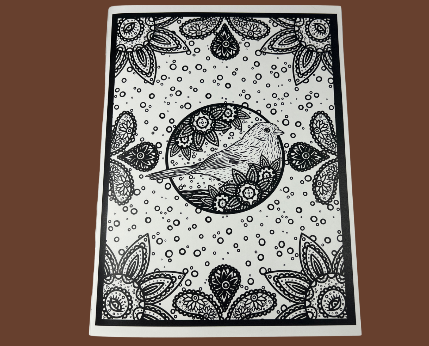 Healing Brown Bear Colouring Book