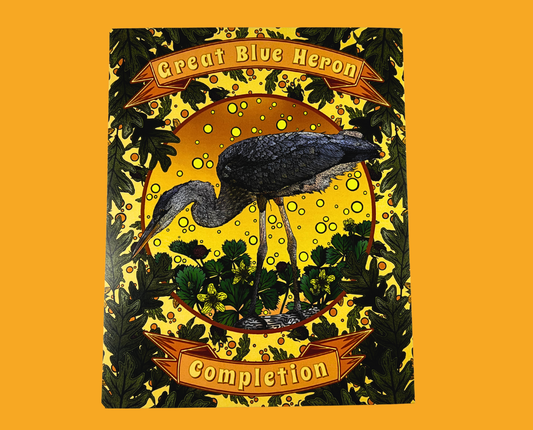 Great Blue Heron – Unframed Print (8×10)