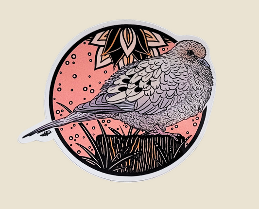 Mourning Dove Sticker (3x3)