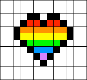 DIY PRIDE Heart Bead Keychain Kit