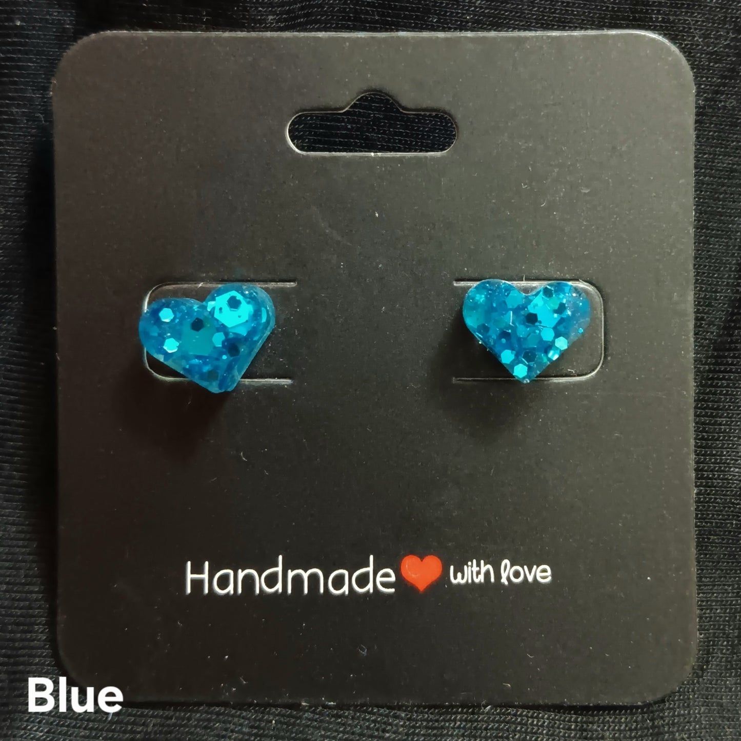 Heart Stud Earrings (variety of colours)