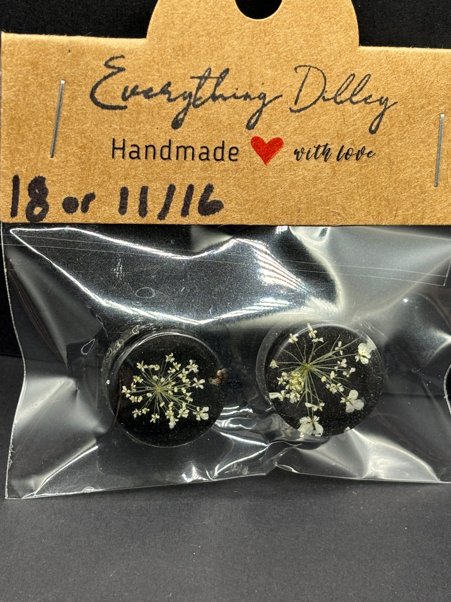 Queen Anne's Lace Ear Plugs ( Stretchers )