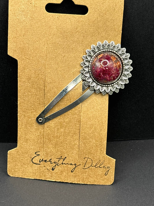 Love Lies Bleeding and Copper Hair Clip