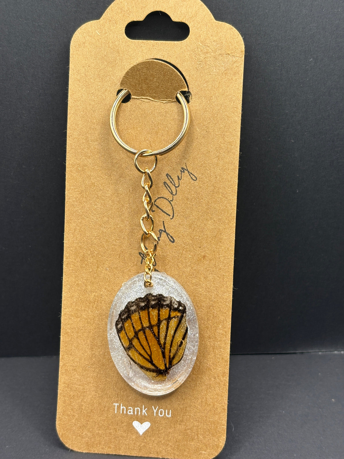 Butterfly Wing Keychain