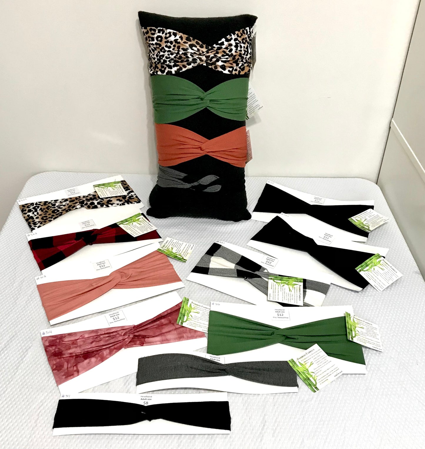Large Twist bamboo headband - hair accessories