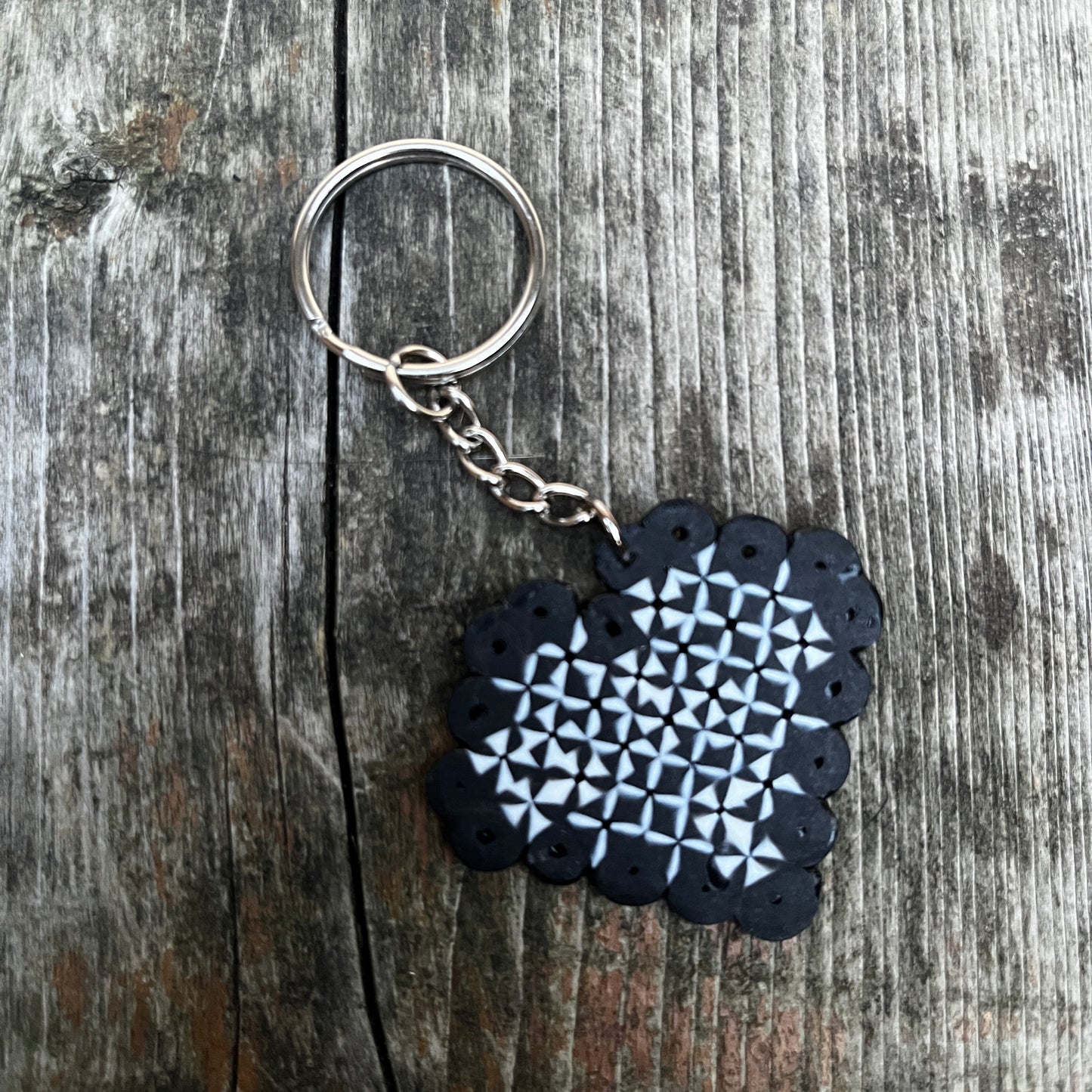 DIY Assorted Colours Heart Bead Keychain Kit