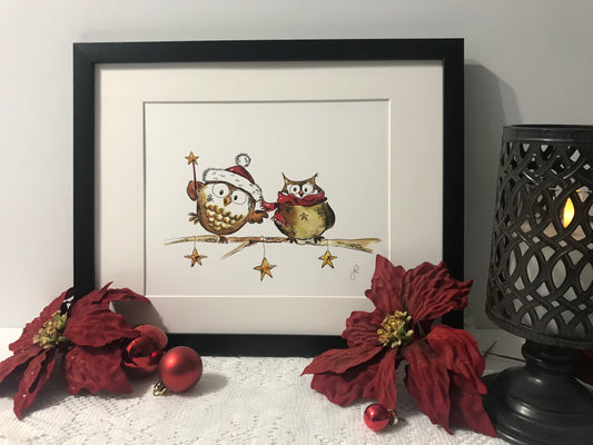 Christmas Owls