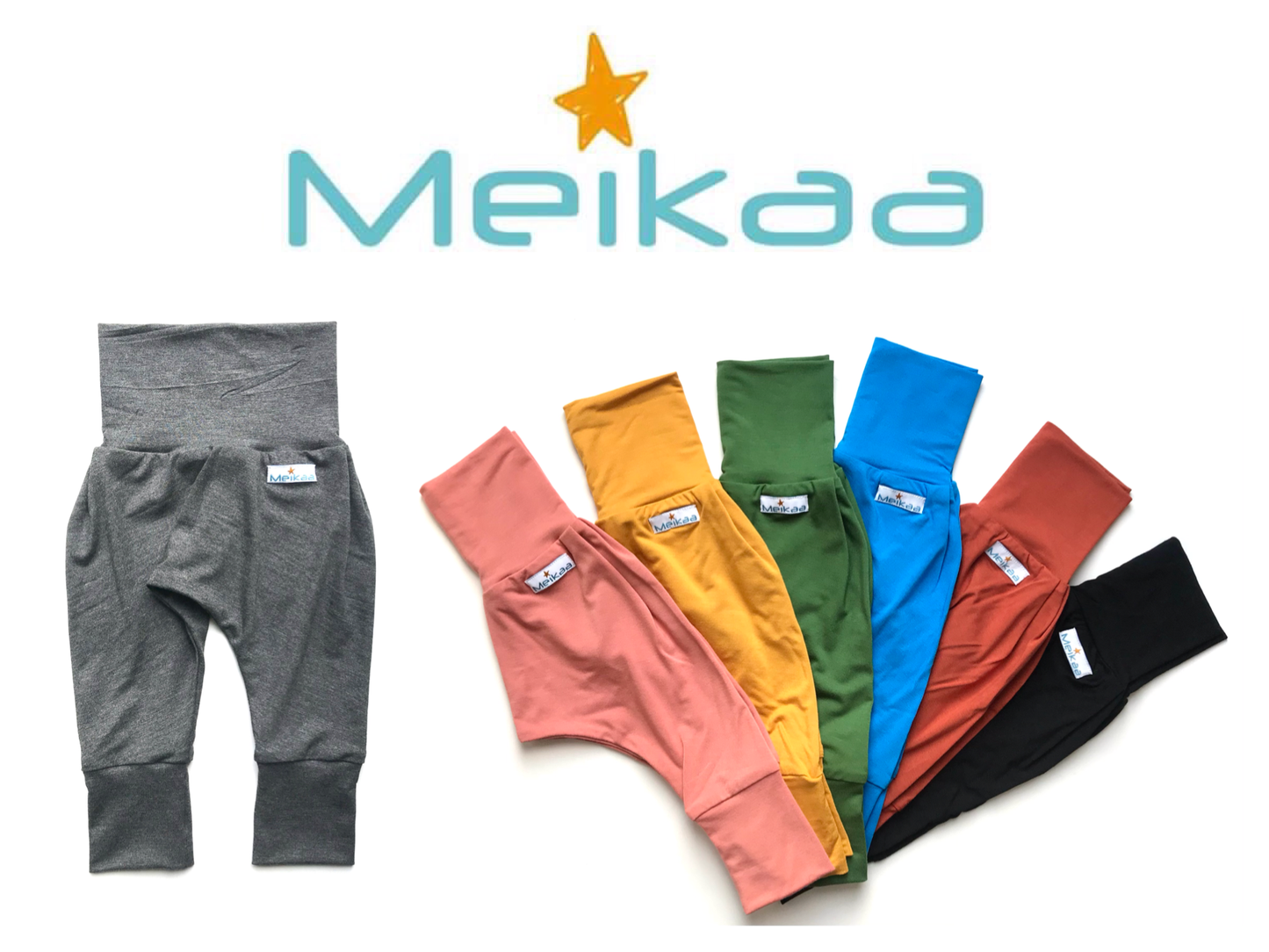 BAMBOO Harem Swaggers, Evolutive pants, Growing Pants, grow with me pants