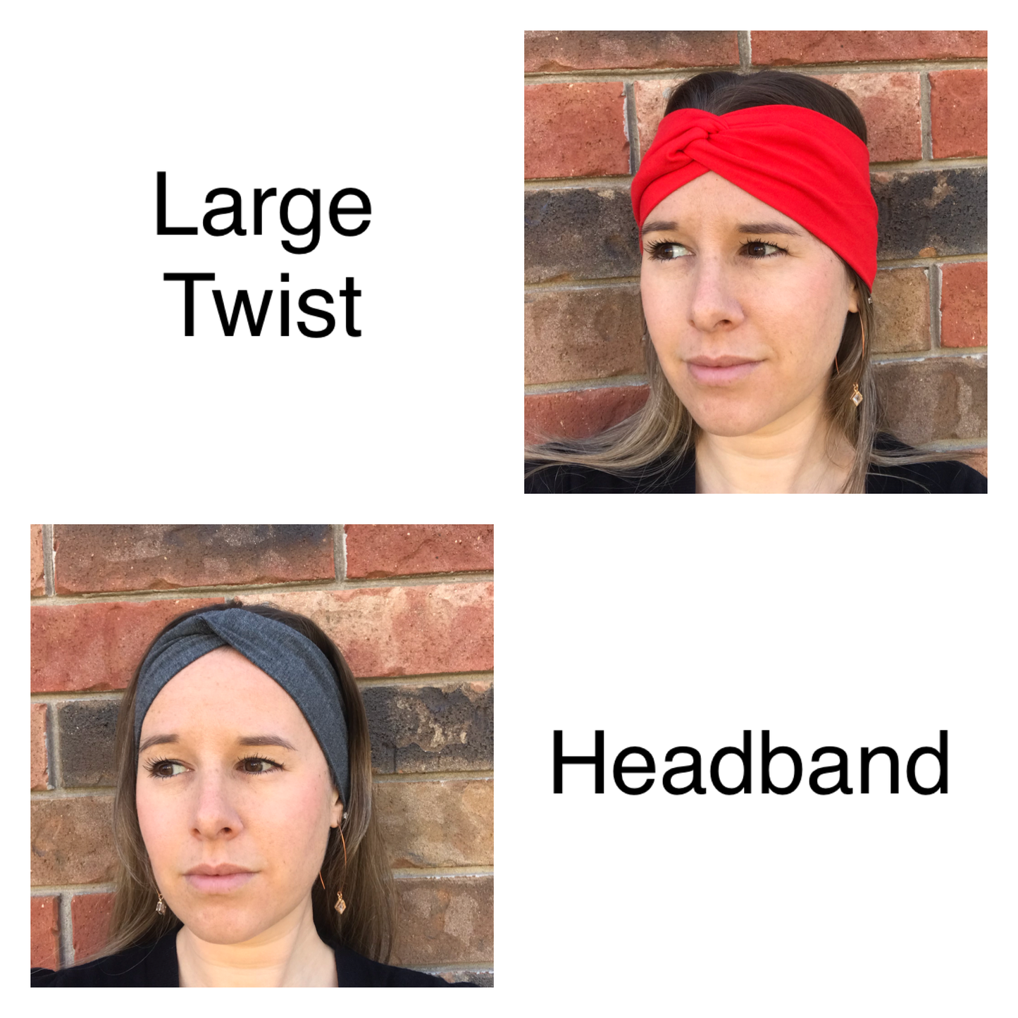 Large Twist bamboo headband - hair accessories