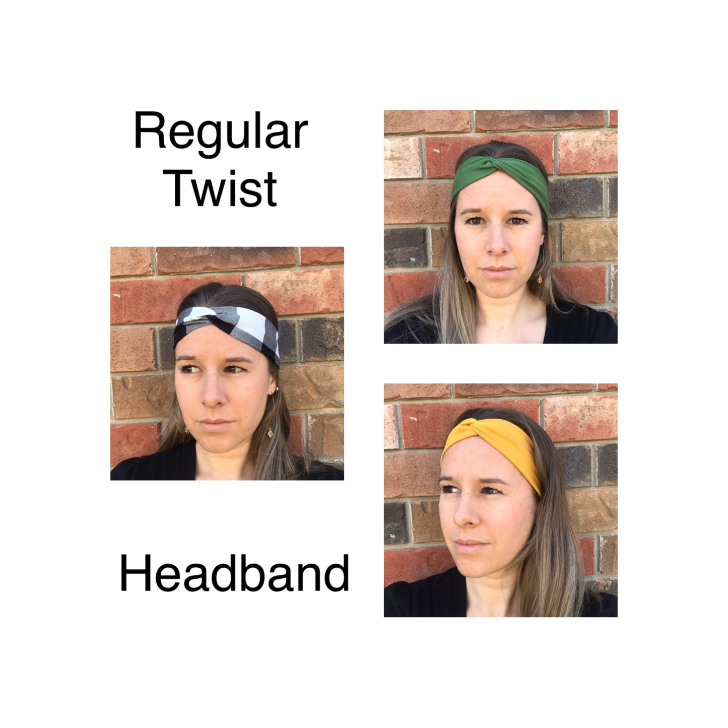 Regular Twist bamboo headband - hair accessories