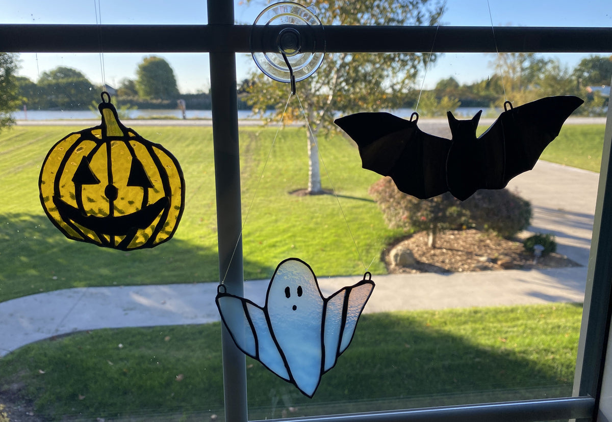 Stained Glass Jack-o-lantern