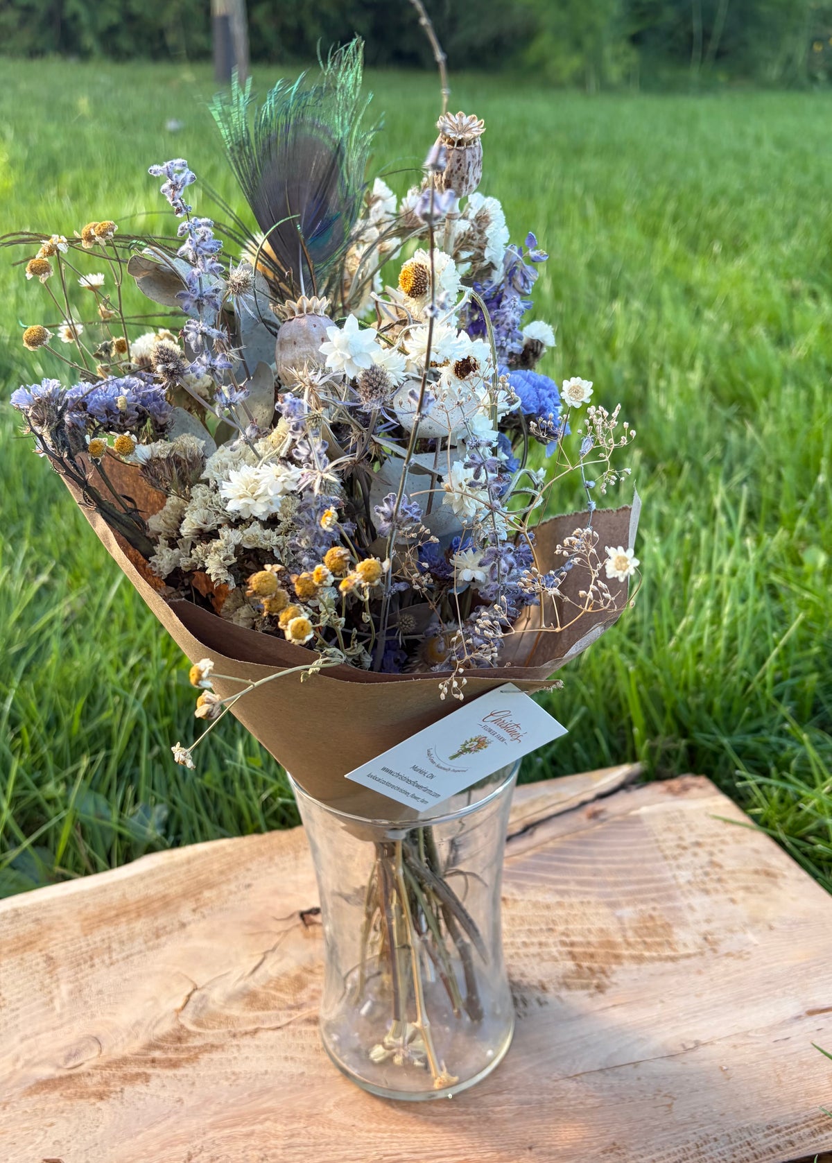 Dried Flower Hand Tied Bouquet – Long-Lasting Décor !