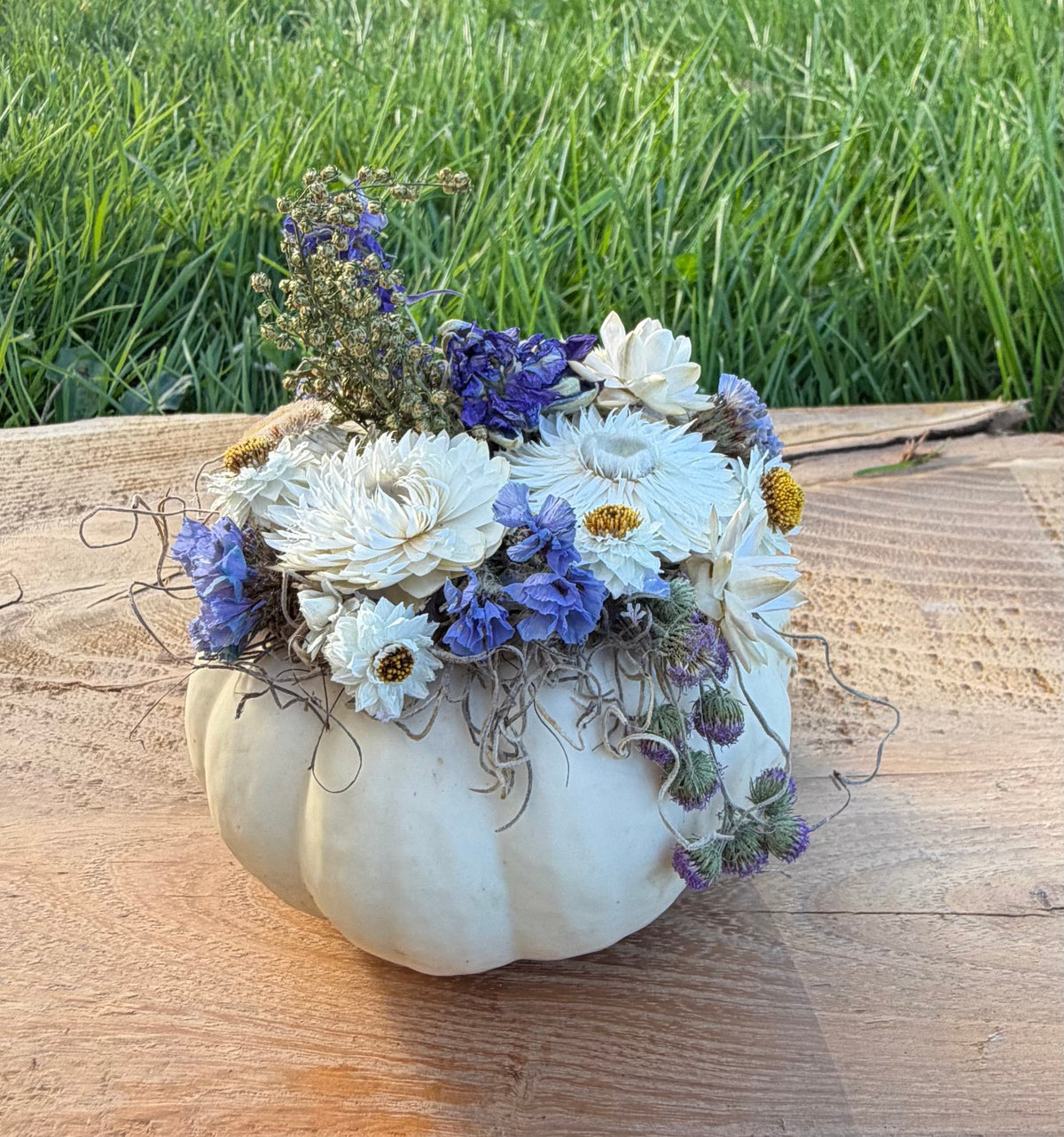 Dried Flower Pumpkins – Long-Lasting Décor ^