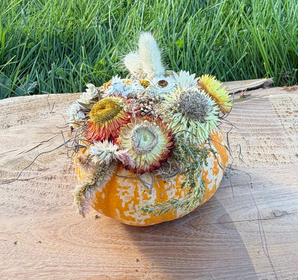 Dried Flower Pumpkins – Long-Lasting Décor %