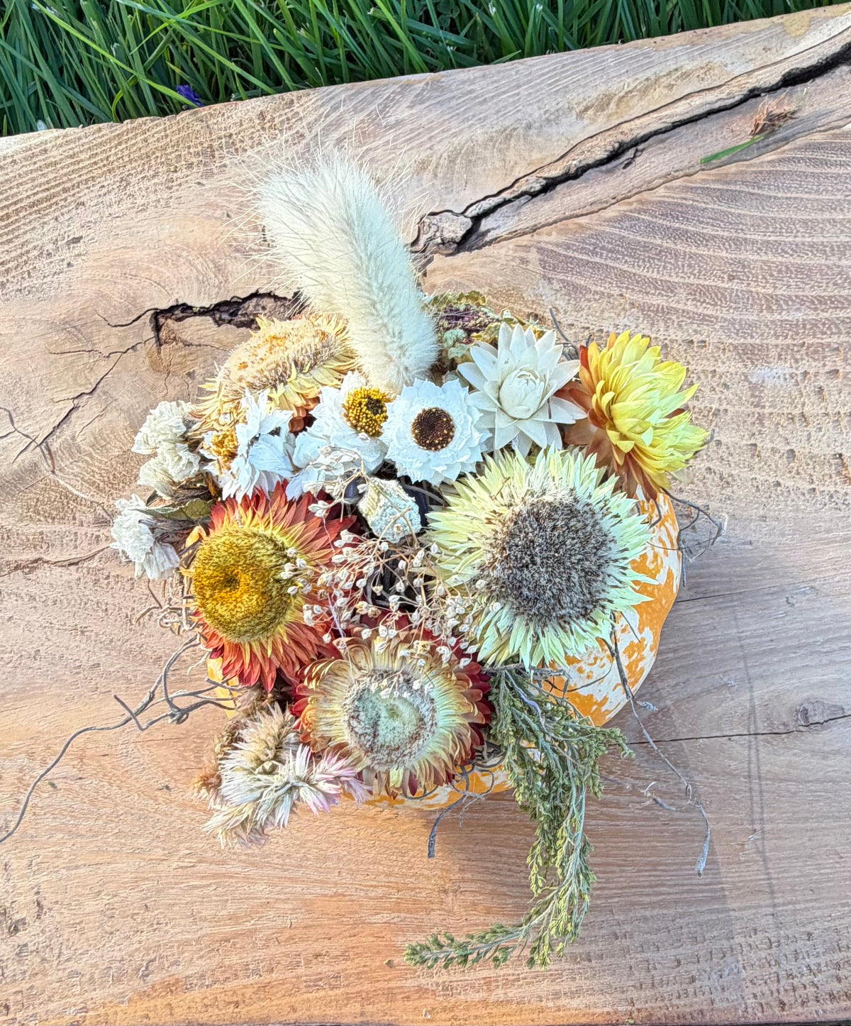Dried Flower Pumpkins – Long-Lasting Décor %