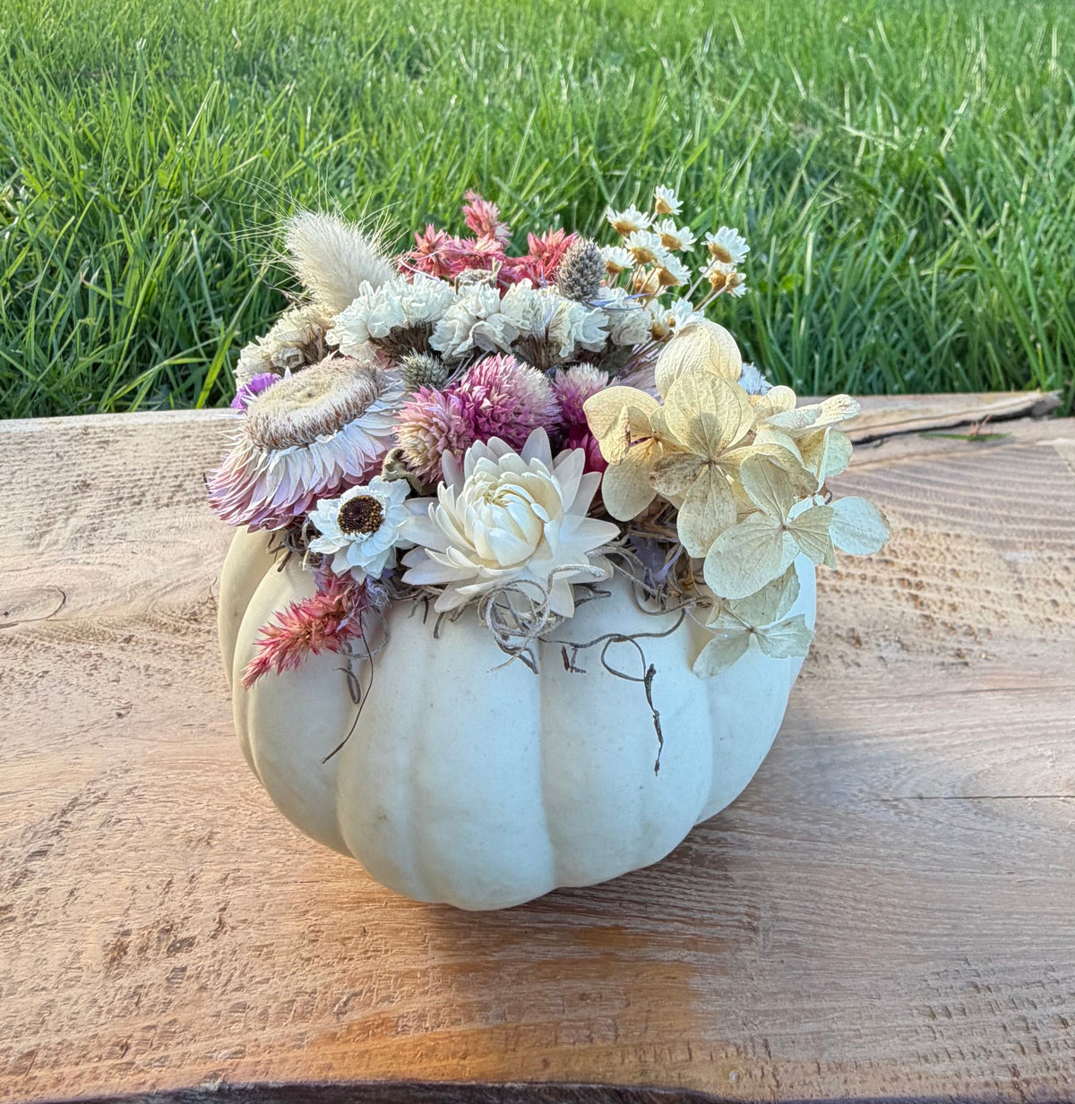 Dried Flower Pumpkins – Long-Lasting Décor #